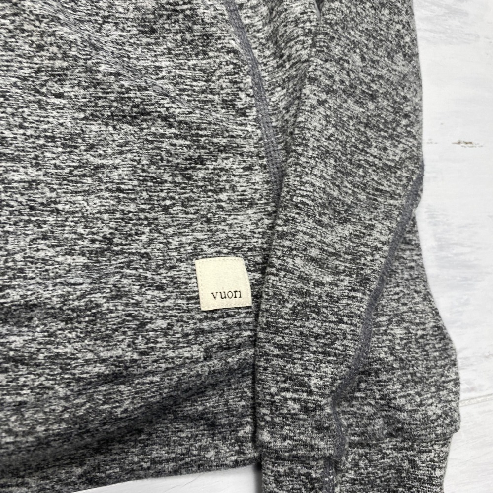 Vuori Halo Performance Hoodie Womens M Gray DreamKnit Pullover Sweatshirt - Picture 2 of 7